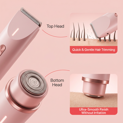 Mochy Glide™ — 2-in-1 gentle trimmer