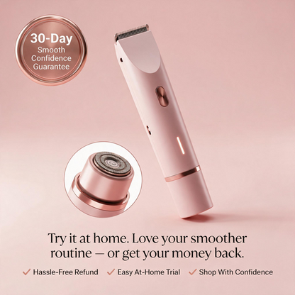 Mochy Glide™ — 2-in-1 gentle trimmer