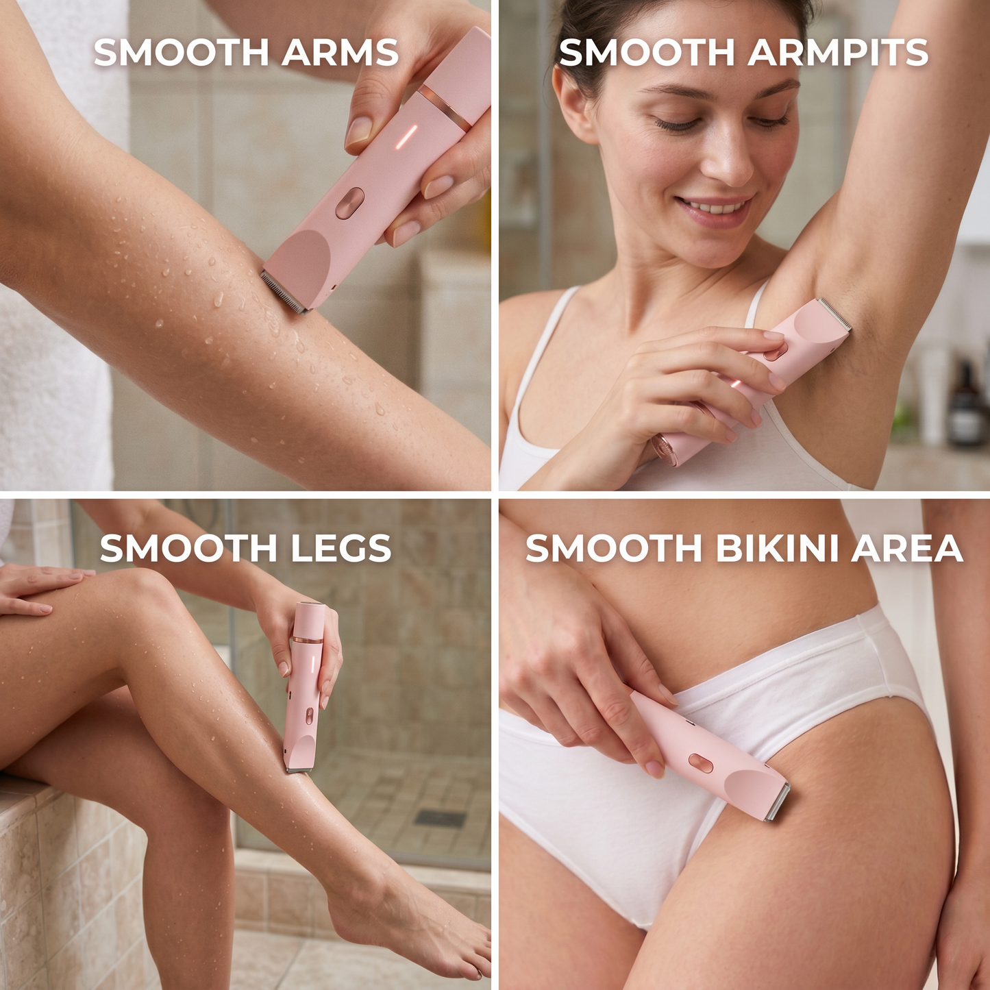 Mochy Glide™ — 2-in-1 gentle trimmer