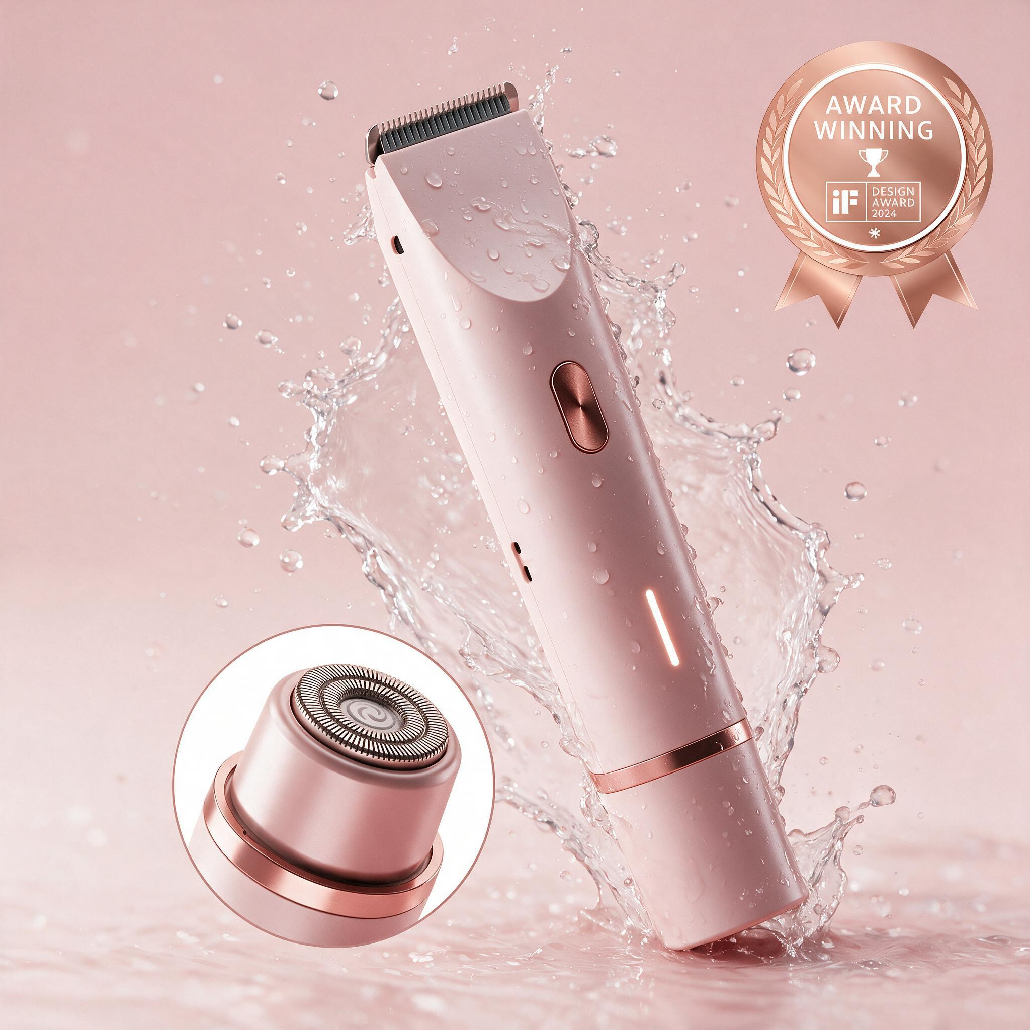 Mochy Glide™ — 2-in-1 gentle trimmer